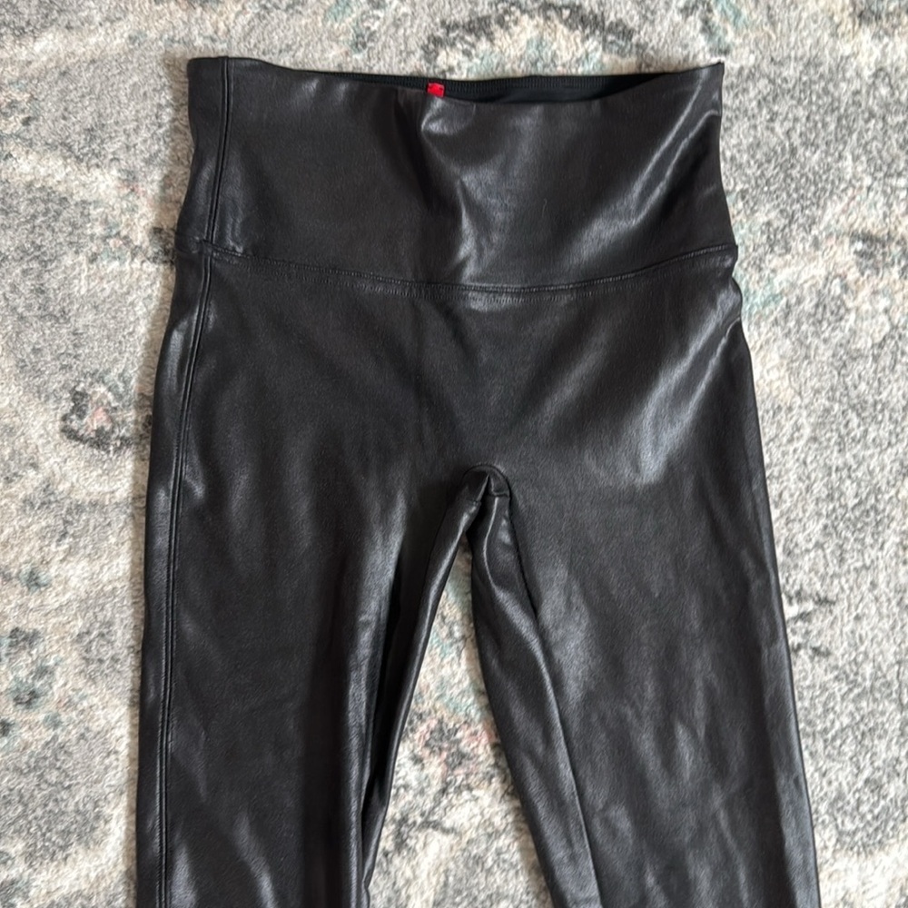 Spanx Faux Leather Leggings - Picture 2 of 8